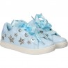 Sneakers cu stelute argintii, pentru fete