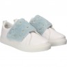 Sneakers trendy, cu blana, pentru tineret