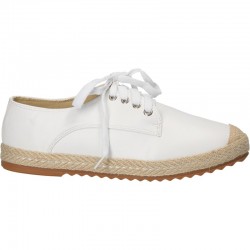 Espadrile de dama, albe, cu...