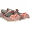 Balerini trendy, roz, cu perle, pentru fete
