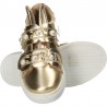 Sneakers aurii, cu urechiuse, pentru fetite
