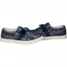 Espadrile moderne, din dantela albastra
