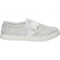 Espadrile albe, din...