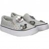 Espadrile cu flori glamour, pentru fete