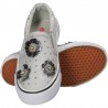 Espadrile cu flori glamour, pentru fete