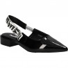 Pantofi LOVE negri din lac, trendy, marca Mellisa