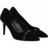Pantofi de dama, de gala, din catifea neagra