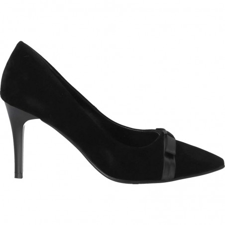 Pantofi de dama, de gala, din catifea neagra