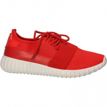 Pantofi de sport, barbatesti, culoarea rosie