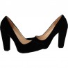 Incaltaminte dama, velur ecologic, culoarea neagra