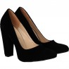 Incaltaminte dama, velur ecologic, culoarea neagra