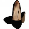 Incaltaminte dama, velur ecologic, culoarea neagra