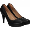 Pantofi negri, de dama, stil elegant