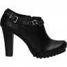 Pantofi fashion, stil moto, cu toc inalt