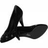 Pantofi catifea neagra, cu strasuri