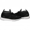 Pantofi negri, sport, cu tricot, pentru barbati