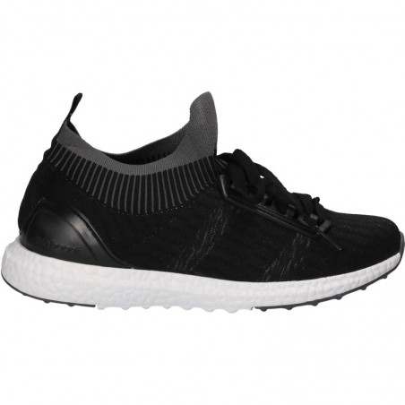 Pantofi negri, sport, cu tricot, pentru barbati