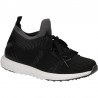 Pantofi negri, sport, cu tricot, pentru barbati