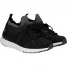 Pantofi negri, sport, cu tricot, pentru barbati