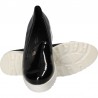 Pantofi trendy, din lac negru, pentru femei