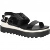Sandale fashion, de dama, cu paiete negre