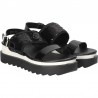 Sandale fashion, de dama, cu paiete negre