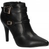 Botine moderne, cu toc inalt si catarame