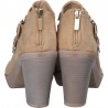 Sandale fashion, maro, cu toc inalt