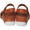 Sandale fashion, motive florale, piele naturala