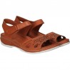 Sandale fashion, motive florale, piele naturala