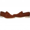 Pantofi barbatesti, fara siret, piele intoarsa