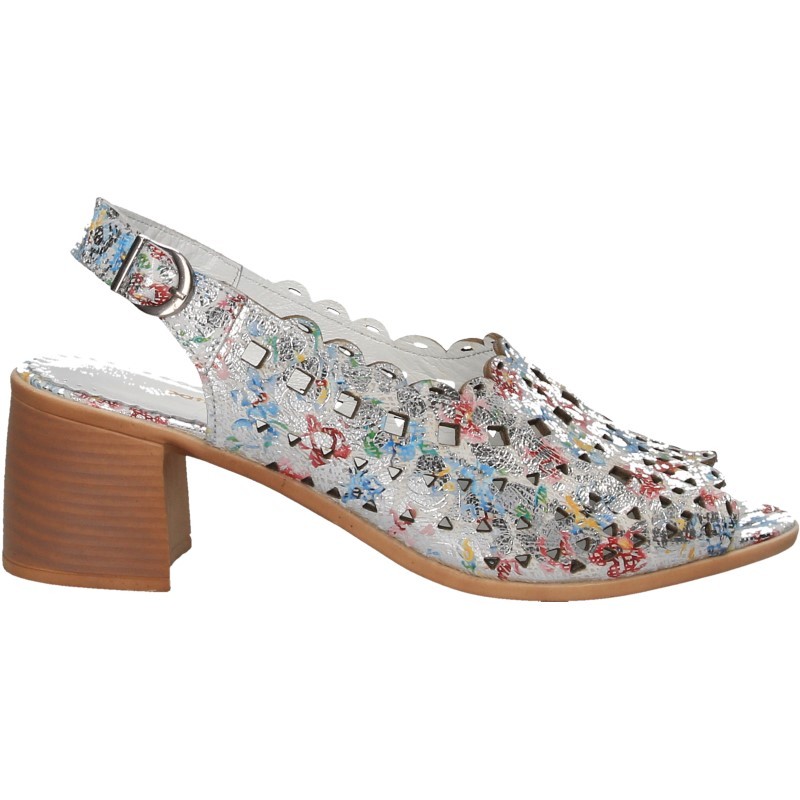 Sandale glamour, florale, piele naturala Sandale glamour, florale, piele naturala