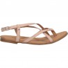 Sandale trendy, fara toc, piele roz