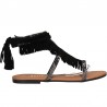 Sandale boho, cu franjuri, femei