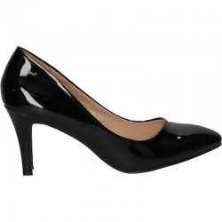 Pantofi femei elegant lac negri