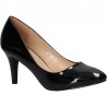 Pantofi femei elegant lac negri