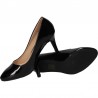 Pantofi femei elegant lac negri