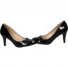 Pantofi femei elegant lac negri