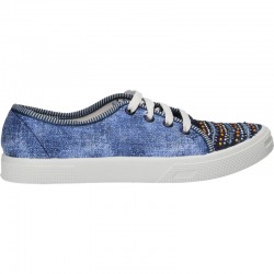 Tenisi glamour, imprimeu jeans, pentru femei