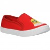 Espadrile copii, rosii, imprimeu modern