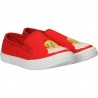 Espadrile copii, rosii, imprimeu modern