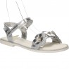 Sandale trendy, argintii, pentru fetite