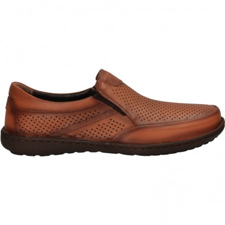 Pantofi fara siret, barbatesti, din piele