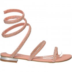 Sandale roz, glamour, sneak style