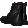 Ghete dama, stil urban, negru metalic