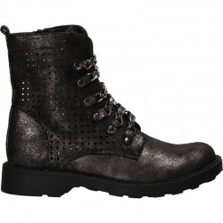 Ghete dama, stil urban, negru metalic
