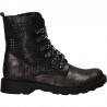 Ghete dama, stil urban, negru metalic