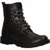 Ghete dama, stil urban, negru metalic