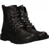 Ghete dama, stil urban, negru metalic
