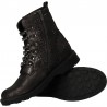 Ghete dama, stil urban, negru metalic